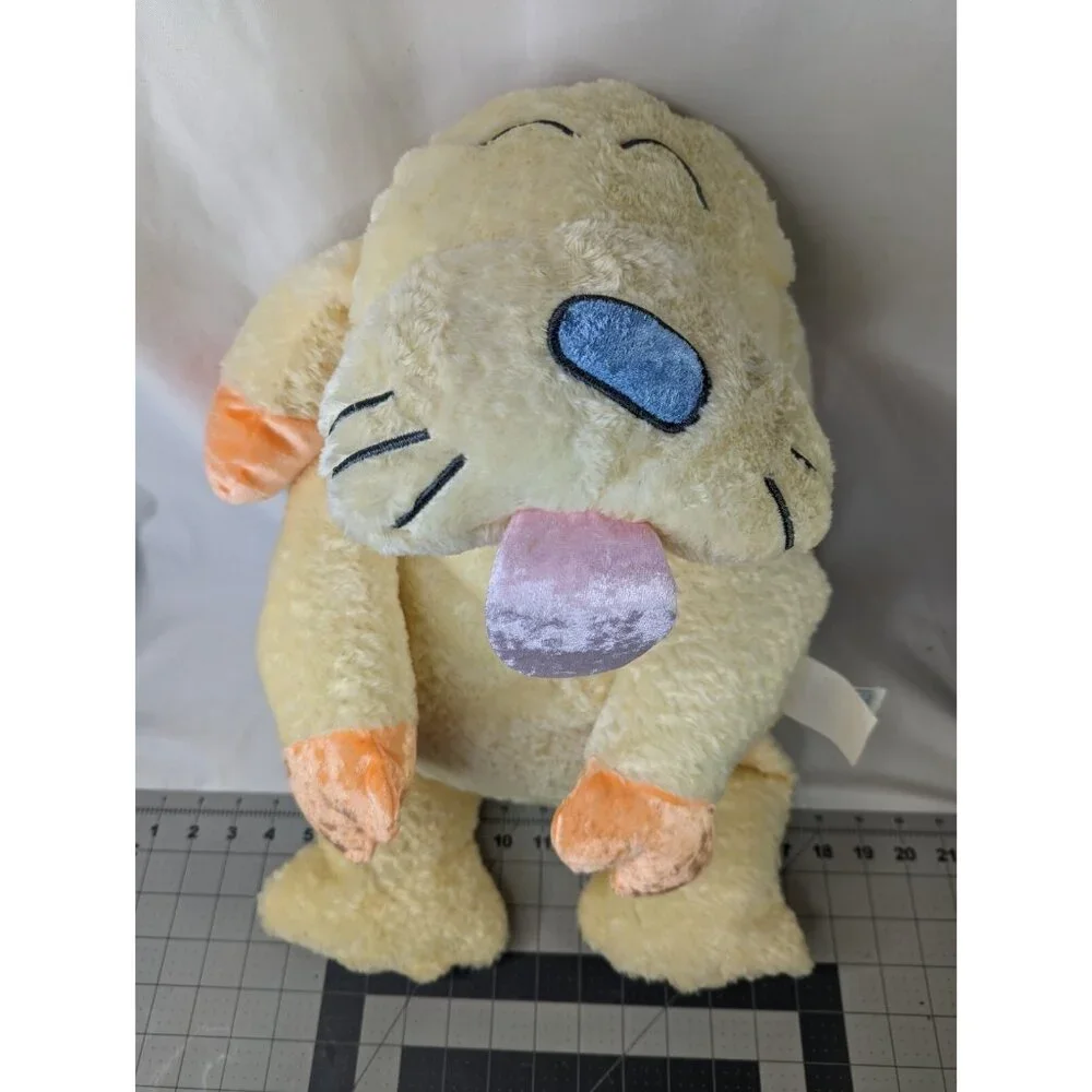 Carters Cuddle Pillow Yellow Dog Plush Emu Namae 24 Inch 2000 Stuffed Animal Toy